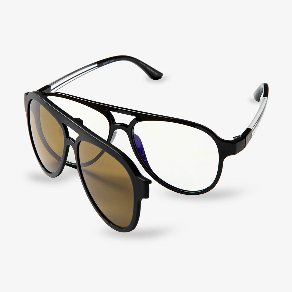 Lentes de sol Eagle Eyes® SuperSight Sistema 3 en 1 Aviator