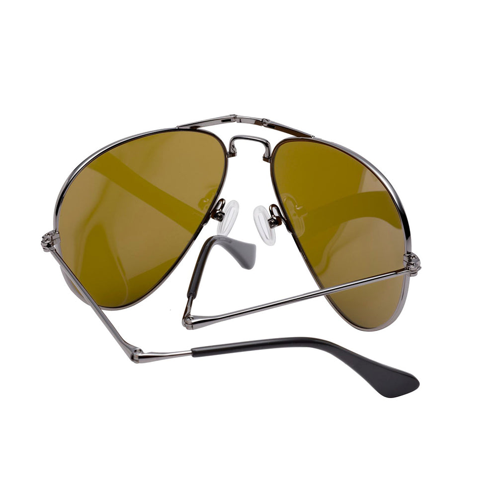 Lentes de sol Eagle Eyes® Aviator Fold-Up Gunmetal