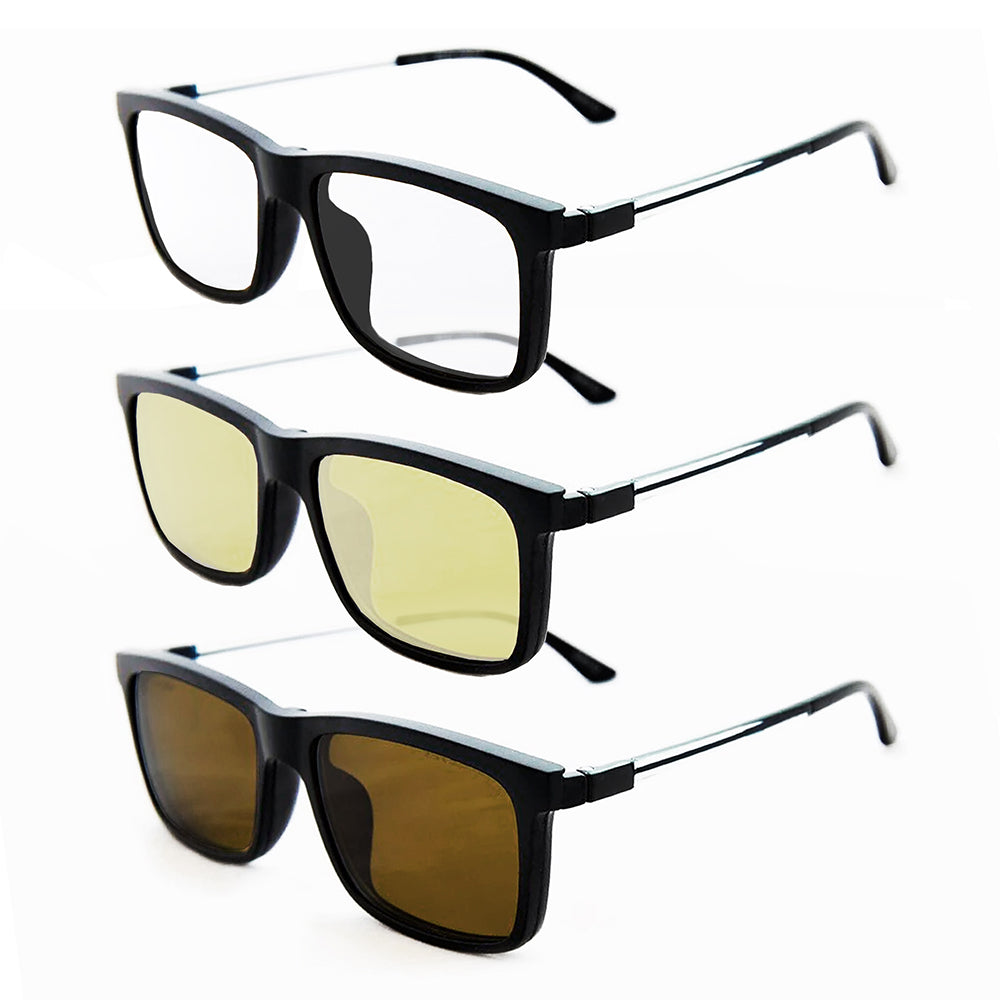 ▷ Lentes para manejar de noche | Eagle Eyes SuperSight 3-in-1