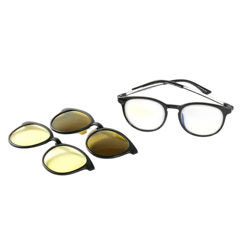 Lentes de sol Eagle Eyes® SuperSight Sistema 3 en 1 Vintage Round