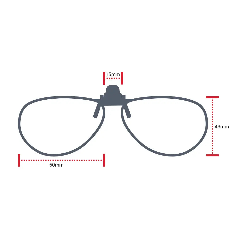 Lentes de sol Eagle Eyes® Clip On Contemporary Stimulight